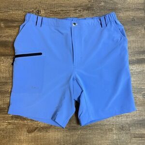 True Flies Mens Utility Shorts 2XL Coastal Dad Athleisure Outdoor Performance